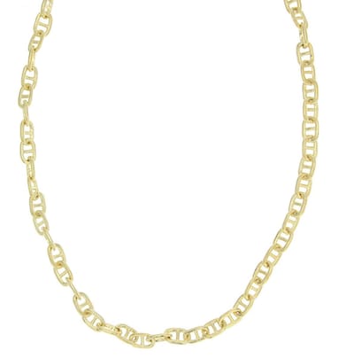Behave - Lange ketting dames - Tijdloze stijl - Goudkleur - 90 cm