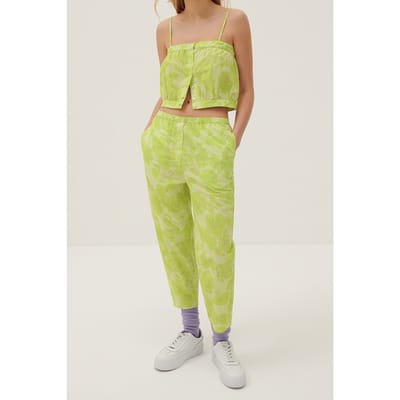 American Vintage Otbeach Top Dali Size: S | Pants Outlet | Dames | Groen