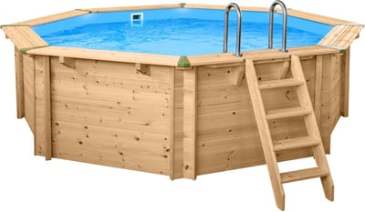 Java rond 4,40 × 1,36 m Deluxe pakket