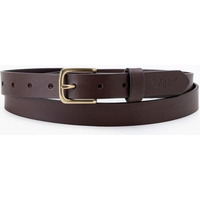 Levi's Men's New Narrow Leather Brown Taglia: 75 | Cinture Outlet | Uomo | Marrone