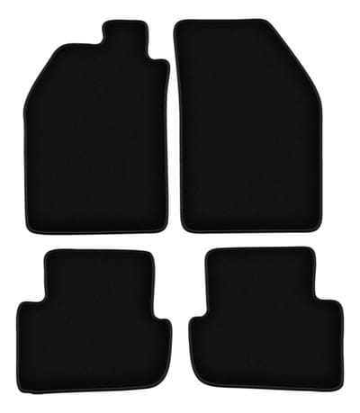 BASIC zwarte veloursmatten voor: Saab 9000 sedan (1984-1991)