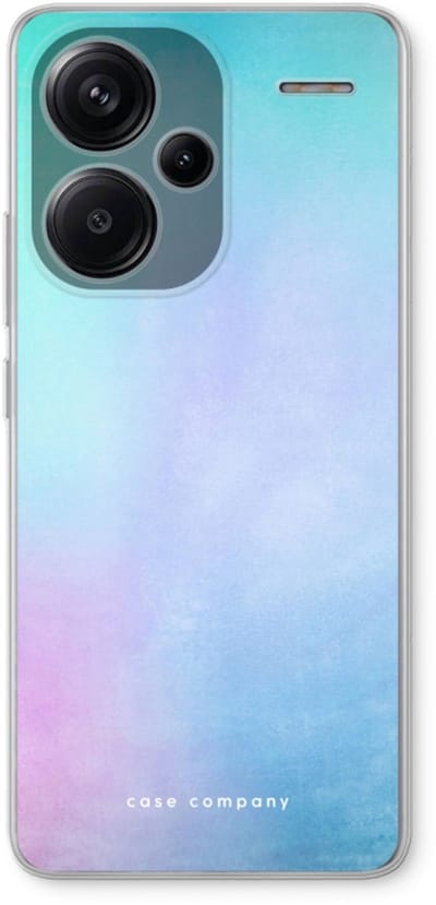 Case Company® - Hoesje geschikt voor Xiaomi Redmi Note 13 Pro plus hoesje - Mist pastel - Soft Cover Telefoonhoesje - Bescherming aan alle Kanten en Schermrand