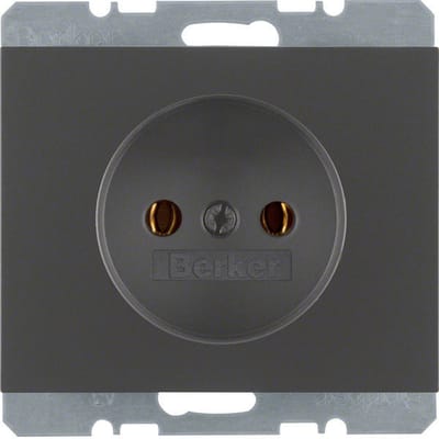 Hager Berker K.1/K.5 Wandcontactdoos (WCD-schakelmateriaal) (Europese Stekkerdoos) - 6167157006