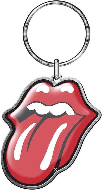 The Rolling Stones - Tongue Sleutelhanger - Rood