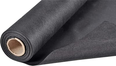 Tuinvlies - Onkruidfolie bodemdoek - Onkruid weren - Directe bewatering mogelijk - 09x15 m - Zwart