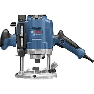 Bovenfreesmachine GOF 1250 CE (19mm moersleutel, centreerstift 8mm, 17mm kopieerhuls, parralelgeleider, SDS kopieer huls)