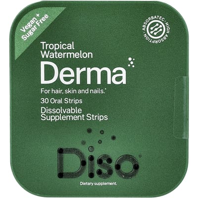 Diso, Derma, Tropische Watermeloen, Mondstrips, 30 Stuks