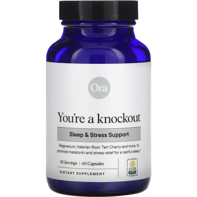 Ora, Votre Complément Knockout, Sommeil et Stress, 60 Capsules