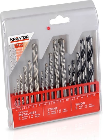 Kreator - Accessories - KRT012502 - Gemengde boorsets - Ø 2-10mm - 16 st.