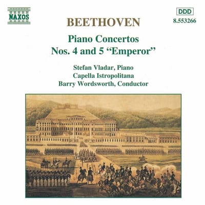 Stefan Vladar, Capella Istropolitana, Barry Wordsworth - Beethoven: Piano Concertos 4 & 5 (CD)