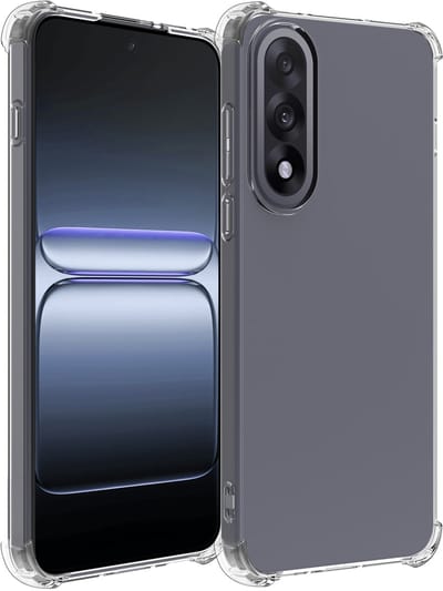 Hoesje - Geschikt voor OnePlus Nord 5 - Sterk & Shockproof - Siliconen Shock Case - Hoes Cover - Telefoonhoes - Transparant