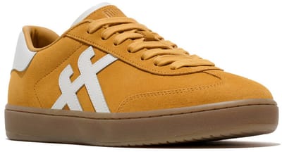 FitFlop FitFlop The Dash T-Toe Suede Sneakers GEEL - Maat 39