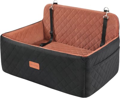 Hondenautostoeltje voor middelgrote en grote honden - Veilig en comfortabel autostoel voor huisdieren tot 55 pond