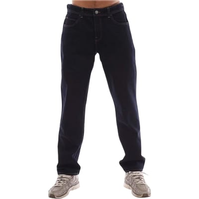 Original Penguin Slim-fit herenjeans met 5 zakken en een 'Rinse'-afwerking (Donkere Indigo)