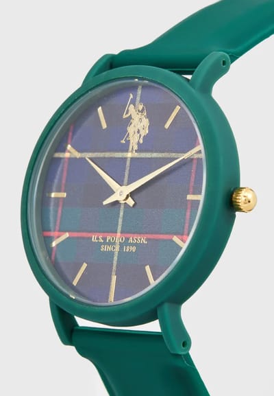 U.S. Polo Assn Horloge Remy Tartan Uniseks Horloge