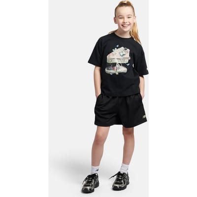 New Balance Girls Sport Track Short Black Taglia: 10-11 | Pantaloni Outlet | kids | Nero