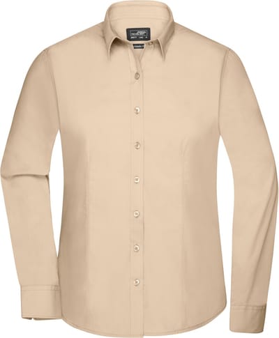 Daiber Blouse Dames Met Lange Mouwen (Stone) Maat XS