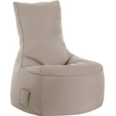 Zitzak swing scuba®, 100% polyester, wasbaar, B 650 x D 900 x H 950 mm, kaki