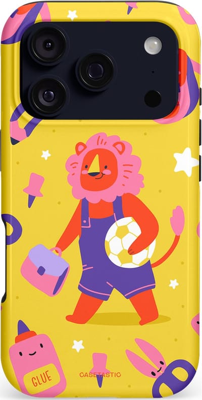 Casetastic hoesje geschikt voor Apple iPhone 17 Pro - MagSafe - Dubbellaagse bescherming - Krachtige lessen - Fashion Case - Goud Koraal