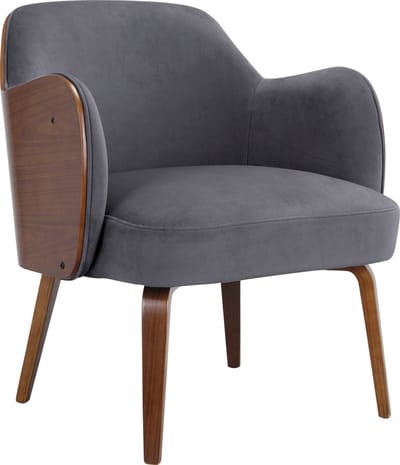 Haruko-Loungestoel in Antraciet
