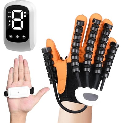 Oplaadbare Handrevalidatiehandschoenen Beroerte Hemiplegie Oefening Vinger Trainer Handfunctie Workout Revalidatieapparaat L