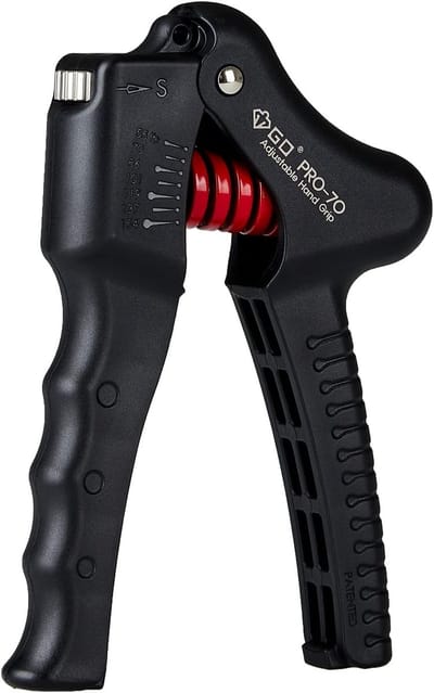 Thijox - GD Hand Grip Exerciser Strengthener - Premium Verstelbare Hand Gripper - Pols en Onderarm Krachttrainer - Weerstand 55 tot 150 lbs - Voor Atl