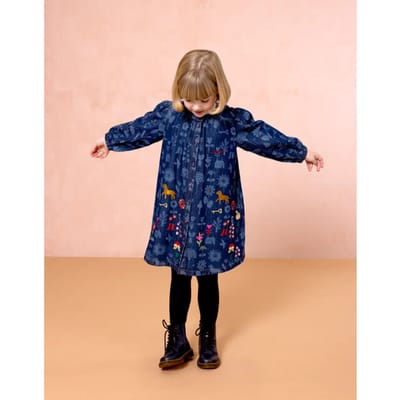 Oilily Disonette Jurk- maat104/4yr Patriot Blauw