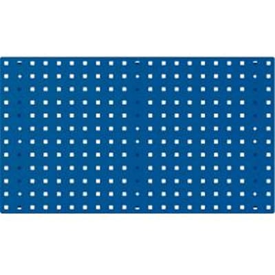 Bodempaneel Perfo 800, gatgrootte 9,2 x 9,2 mm, B 800 x D 13 x H 457 mm, plaatstaal met poedercoating, gentiaanblauw RAL 5010