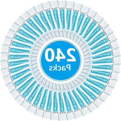 240 x 2.7 g Neusspoelzakjes voor Neusreiniging, Zout voor Neusspoeling, Neti Pot en Sinusverzorging