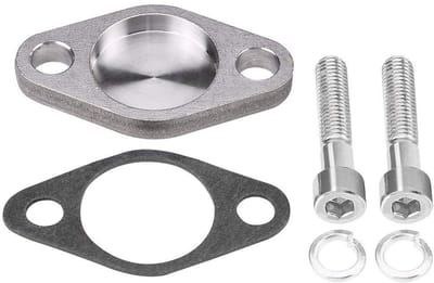 Allecto - EGR Klep Blanking Block Plaat Set - RVS - Voor BMW E53 E38 E39 E46 X5 - Hoogwaardige Kwaliteit - Eenvoudige Installatie - Geschikt voor B...