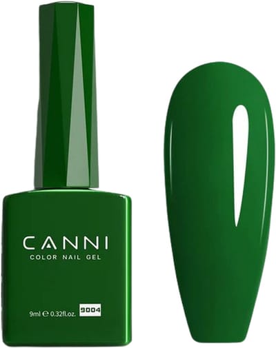 Canni UV Gellak Groen - 9 ml - Donkergroene Gellak - Groene Gellak - Gellak Donkergroen - Gellac Groen - Gellak Donker Groen - Gellak Kleuren - Canni Gellak - Gellak Nagellak