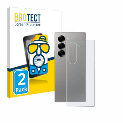 BROTECT - Screenprotector voor Samsung Galaxy Z Fold 6 5G (Achterkant) - Folie Beschermfolie matte 2 Stuks