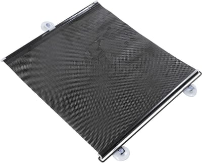 Zonwerende Zuignap Gordijn - Draagbaar Raambekleding - Privacy Creëren - Zonder Boren - 50 x 125 cm - Zwart