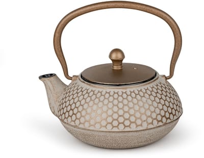 Bredemeijer - Theepot Jiangxi 0,7L gietijzer beige met filter