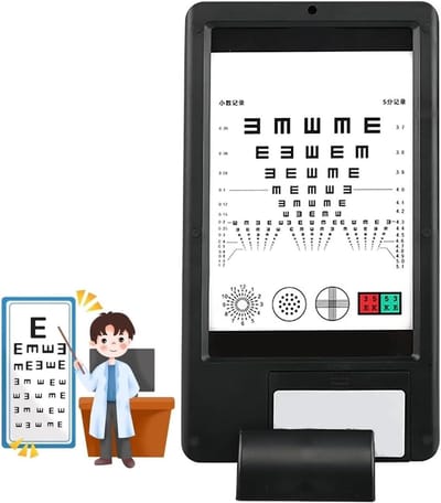 Grafische Lichtbak - Oogzichtbord Led - Visuele Screening - Instelbare Helderheid - 30/25cm Bereik - Wit