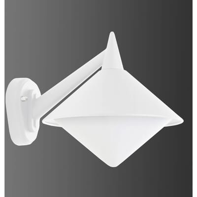 LCD Witte buitenwandlamp Liara - zeewaterbestendig