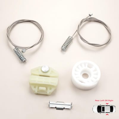 Kit de réparation de lève-vitre électrique arrière gauche ou droit BWR5038 pour Saab 9-3 MK1 YS3D 1998-2003 900 NG 1994-1998 5 portes HB