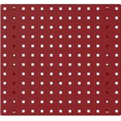 Bodempaneel Perfo S, gatgrootte 9,2 x 9,2 mm, B 495 x D 13 x H 457 mm, plaatstaal met poedercoating, paars RAL 3004