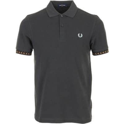 T-shirt Korte Mouw Fred Perry Jacquard Cuff Shirt