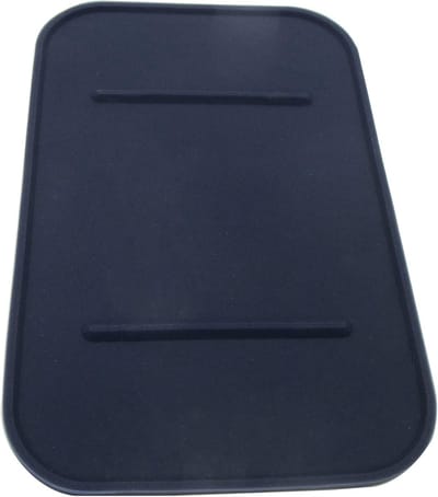 Strijkijzer Steun - Hittebestendig Pad - Veilig Strijken - Verhoogde Veiligheidszones - 22 x 15 cm - Zwart