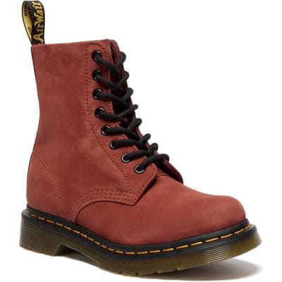 Dr. Martens Bikerlaars - 1460 Pascal - Russet Red Milled Nubuck MB - EU36 tot EU37 - voor Vrouwen - roest