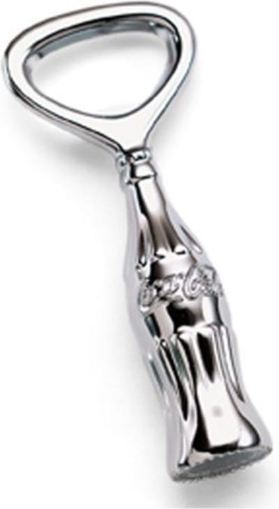 Coca-Cola Flessen Opener Chroom Mini