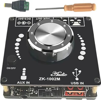 100W Bluetooth 5.0 Stereo Versterker Module - Draadloze Audio Versterker voor Home Theater