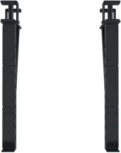 Veiligheidshaken - Extra steun - Buiten trainen - Verzinkt staal - 61 cm lengte - Zwart