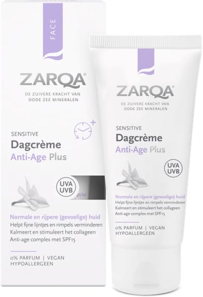 Zarqa Anti-Age Dagcrème Plus - 3 x 50 ml - Voordeelverpakking