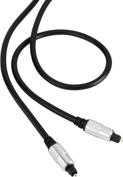 Toslink Digitale audio Aansluitkabel [1x Toslink-stekker (ODT) - 1x Toslink-stekker (ODT)] 1.50 m Zwart SuperSoft-mante