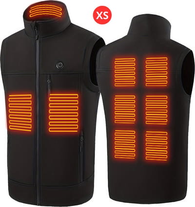 Livano Elektrische Bodywarmer - Oplaadbaar Verwarmde Bodywarmer - Jas - Heated Vest - Heren - Maat XS - Zwart