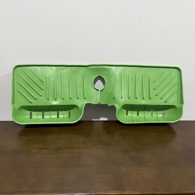 Kraanmat Keukenaanrecht Siliconen Spatbeschermer Afvoer Waterstop Badkamer Aanrechtbeschermer Sneldrogende Bak Afscherming 45.5x16x4.5cm green