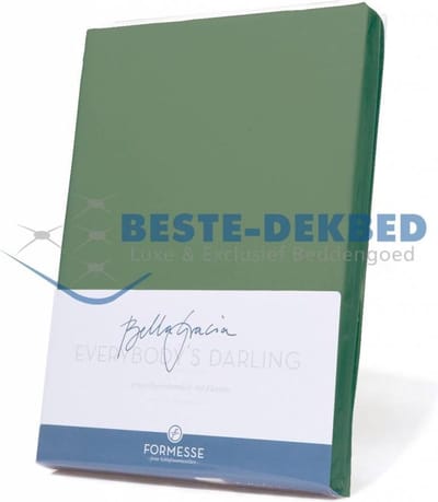 Bella Gracia Jersey Hoeslaken Olijf Groen 0533