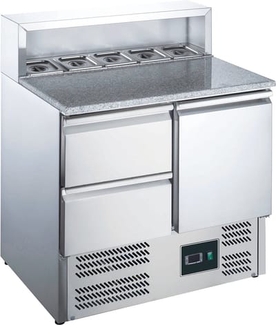 Pizza Preparation Table Model Eps 900 1/2, Saro 465-1045